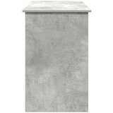 vidaXL Pisalna miza betonsko siva 102x50x75 cm inženirski les | Shoptok.si