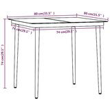  3-dijelni vrtni blagovaonski set s jastucima crni | shoptok.hr