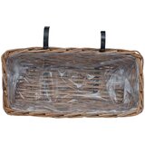  Viseća Košara za Saksije s pohranom 2 pcs Smeđa 48 x 22 x 15 cm | shoptok.hr