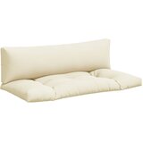 vidaXL Blazine za palete 2 kosa krem blago, (21416286) | Shoptok.si