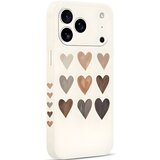  Pnakqil zaštitna futrola Hearts za Apple iPhone 17 Pro Max - Bež KP39897 | Shoptok.si