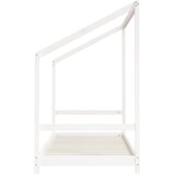  Okvir za dječji krevet bijeli 90 x 200 cm od masivne borovine | shoptok.hr