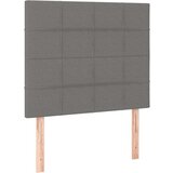 Box spring postelja z vzmetnico LED temno siva 120x200 cm blago, (20789460) | Shoptok.si