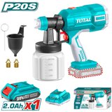 Total akumulatorski pištolj za raspršivanje 120Din-s/800ml/min /P20S (SET Baterija 1x2Ah, Punjač) (TSGLI20406) | shoptok.hr