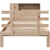  Krevet s regalom za knjige bez madraca 100x200 cm borovina | shoptok.hr