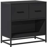vidaXL Noćni ormarić crni 60x31x60 cm Konstruirano drvo i metal | shoptok.hr
