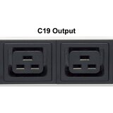 Manhattan razdjelnik - 19" 1U Rackmount razdjelnik, 20 komada C13 i 4 komada izlaza C19, 2 m kabela koji se može ukloniti | shoptok.hr