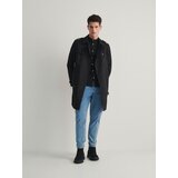 Reserved srajca super slim fit s pokončnim ovratnikom - črna Cene