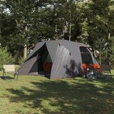  Šotor z dome s streho Siva in oranžna 500 x 314 x 206 cm, (5000136956) Cene
