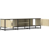 TV ormarić Sonoma hrast 160x35x41 cm Konstruirano drvo i metal | shoptok.hr
