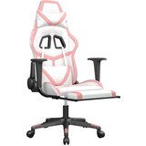  Masažni igralni stol z oporo za noge Bela in roza umetno usnje, (21152313) | Shoptok.si