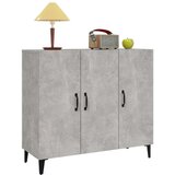  Komoda betonsko siva 90x34x80 cm konstruiran les, (20654049) | Shoptok.si