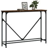  Konzolni stol boja hrasta 102 x 22 5 x 75 cm konstruirano drvo | shoptok.hr