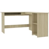 Maison Chic Kotna miza - pisarniška miza - Računalniška miza L-oblike sonoma hrast 120x140x75 cm iverna plošča, (21785322) Cene