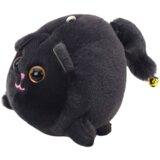  Plush Stretched Cat Jumping Mascot Black | shoptok.hr