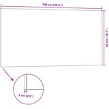  Zidne panele 10 pcs Smeđa 100 x 50 cm EPS pjena | shoptok.hr