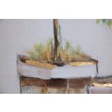 Slikana slika na platnu drveće 60x90 cm