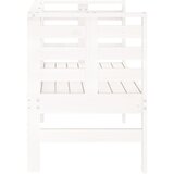  Vrtna klupa bijela 111,5 x 53 x 71 cm od masivne borovine | shoptok.hr
