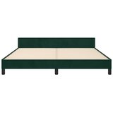  Okvir za krevet bez madraca tamnozeleni 160x200 cm baršunasti | shoptok.hr