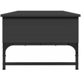 Stolić za kavu crni 100 x 50 x 35 cm konstruirano drvo i metal | Eponuda.com
