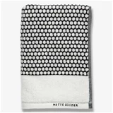 Mette Ditmer Denmark Crno-bijeli pamučni ručnici u setu od 2 kom 40x60 cm Grid -