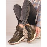 SHELOVET Bronze women's trappers on the platform Cene