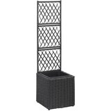  Sadilica s rešetkom i 1 posudom 30x30x107 cm od poliratana crna Cijene