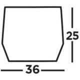 XXXL STROPNA SVETILKA Square 36/36/25 cm | Shoptok.si