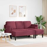  Set sofe s jastukom 2 pcs Vinska crvena Poliester | Eponuda.com