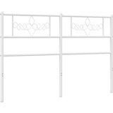 vidaXL Kovinsko vzglavje belo 150 cm, (21048445) Cene