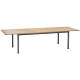 Ambia Garden VRTNA MIZA les, kovina siva, naravne barve | Shoptok.si