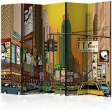 Paravan u 5 dijelova - Vibrant city - NY II [Room Dividers] 225x172 Cijene