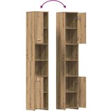  4-dijelni set kupaonskog namještaja käsityöläinen tammi | shoptok.hr