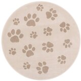 FD Bež dječji tepih ø133 cm Paws Light Beige – Cijene