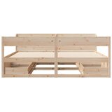  Okvir kreveta bez madraca 200 x 200 cm od masivne borovine | shoptok.hr
