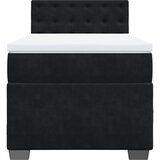 Box spring krevet s madracem crni 100x200 cm baršunasti | shoptok.hr
