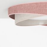  BRILAGI- LED plafonsko svetlo VELVET TWIST LED/24W/230V 4000K prečnik 55 cm ružičasta/krem | Eponuda.com