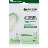 Garnier Skin Naturals Nutri Bomb Almond Milk + Hyaluronic Acid hidratantna maska za lice 1 kom Cijene
