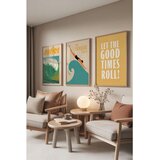 WALLXPERT Ç-300815 - 3040 set dekorativnih slika u više boja (3 komada) | Eponuda.com