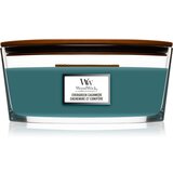 WoodWick Evergreen Cashmere dišeča sveča z lesenim stenjem (hearthwick) 453,6 g Cene