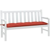 vidaXL Blazina za vrtno klop melanž rdeča 150x50x7 cm blago Cene
