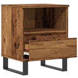 vidaXL Nočna omarica Old Wood 40x35x50 cm Inženirski les | Shoptok.si