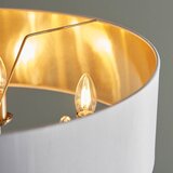  Endon 98933 - Luster na lancu HIGHCLERE 6xE14/40W/230V bela/mesing | Eponuda.com