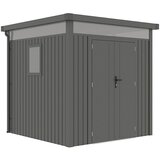 GARDOL Spremište Cubus (Vanjska dimenzija uklj. krovni prevjes (Š x D): 230 x 230 cm, Metal, Crna) | shoptok.hr