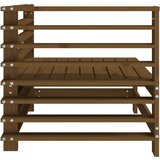  Kutna vrtna sofa smeđa boja meda od masivne borovine | shoptok.hr