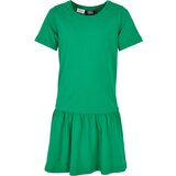 Urban Classics Kids Girls Valance Tee Dress bodegagreen Cene