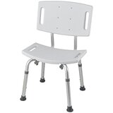 CAREOSAN stolica za kupaonicu (75 cm - 92 cm, Opteretivost: 110 kg, Bijelo-srebrne boje) Cijene
