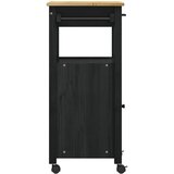  Kuhinjski kolica MONZA Crna 48 x 40 x 88,5 cm | shoptok.hr