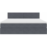 Krevet s od storage s madracem Tamno siva 180 x 200 cm Baršun | shoptok.hr