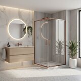 Rea City tuš kabina 80x100 Brush Copper Cene